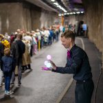 Sirkusesitys - jonglööri